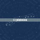 十二属相的年龄表 十二生肖配对表年龄