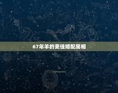 67年羊的更佳婚配属相，十二生肖婚姻更佳婚配