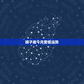狮子座今月爱情运势，狮子座今日运势