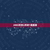 2003农历2月初1是属相，2003年农历2月初八月份的属相是什么