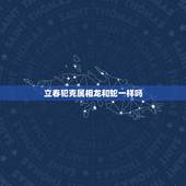 立春犯克属相龙和蛇一样吗，属龙的人和属蛇是不是相克？