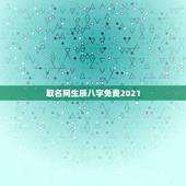 取名网生辰八字免费2021，生辰八字免费取名