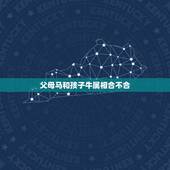 父母马和孩子牛属相合不合，父亲属马孩子属牛和不和