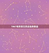 1967年农历三月出生的命运，1967年属羊人是什么命