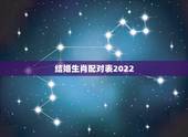 结婚生肖配对表2022，夫妻生肖配对表