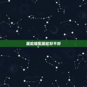 属蛇婚配属蛇好不好，属蛇男和属蛇女相配吗
