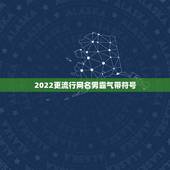 2022更流行网名男霸气带符号，2023更流行网名男生符号