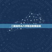 二婚如何从八字看出配偶信息，八字怎么能看出来二婚信息？