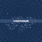 85年的牛终身运势，1985属牛有几个子女