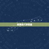 免费排八字排盘，八字排盘怎么看