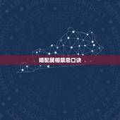 婚配属相禁忌口诀，属相婚配相合相冲相克表