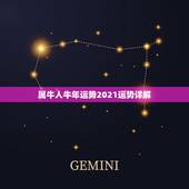 属牛人牛年运势2021运势详解，2021年属牛的运势和财运