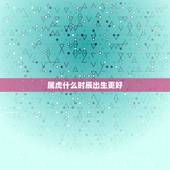 属虎什么时辰出生更好，属虎的人什么时辰出生更好