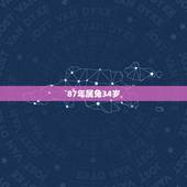 87年属兔34岁，1987年兔33岁后财运
