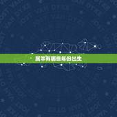 属羊有哪些年份出生，属羊人43岁79一难