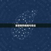 算算我的婚姻与命运，我想算算婚姻，算算命运？