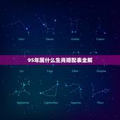 95年属什么生肖婚配表全解，1995年属猪和什么属相最好