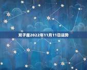 双子座2022年11月11日运势，双子座11月运势