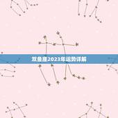 双鱼座2023年运势详解，2021年双鱼座的运势