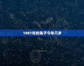 1987年的兔子今年几岁，1987年几岁