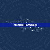 2007年属什么生肖属相，2007年属什么生肖？