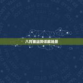 八月猪运势详解场景，2007年农历八月男属猪的一生运势