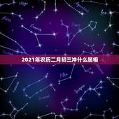 2021年农历二月初三冲什么属相，今年属相2021属相
