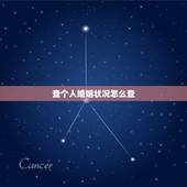查个人婚姻状况怎么查，怎么查个人婚姻状况