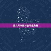 男女八字配对合不合免费，两人的八字配对合不合？如不合怎么化解