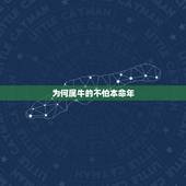 为何属牛的不怕本命年，属牛本命年吉祥物