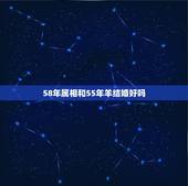 58年属相和55年羊结婚好吗，属相婚配：男属羊和女属虎相配吗？