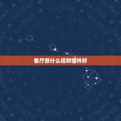 客厅放什么招财摆件好，客厅添加哪些小摆件可以增添很多生活的气息？