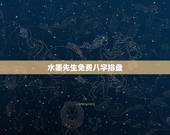 水墨先生免费八字排盘，2022 水墨先生免费批八字