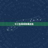 十二生肖年份表出生，十二生肖岁数年龄表