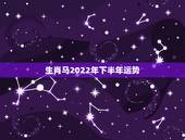 生肖马2022年下半年运势，2022年生肖运势排名