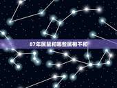 87年属鼠和哪些属相不和，属鼠人和什么属相不合