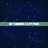 属77年的蛇和什么属相合作美满，请问77年属蛇女和属什么的合作共赢