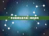 手纹能看出是不是二婚的命吗，手纹怎么能看出来二婚