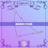 属鼠阴历六月运势，1996年属鼠的6月份财运怎样