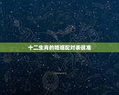 十二生肖的婚姻配对表很准，十二生肖配对婚姻准吗？