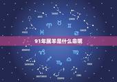 91年属羊是什么命呢，91属羊一生有几次婚姻
