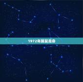 1972年属鼠是命，1984年属鼠是什么命