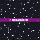 猪和龙属相婚配好吗，龙和什么生肖不配