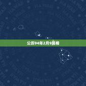 公历94年2月9属相，94年属什么