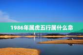 1986年属虎五行属什么命，1986年属虎2022 年运势