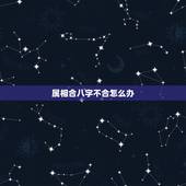 属相合八字不合怎么办，属相不合但是八字合，要不要继续下去？