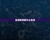 生肖蛇忌配什么生肖，蛇和什么属相相冲