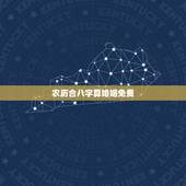 农历合八字算婚姻免费，八字合婚速查表珍版