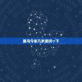 属马今年几岁请问一下，属马的比属猴的大几岁