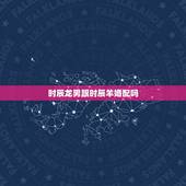 时辰龙男跟时辰羊婚配吗，属龙和属羊相配吗